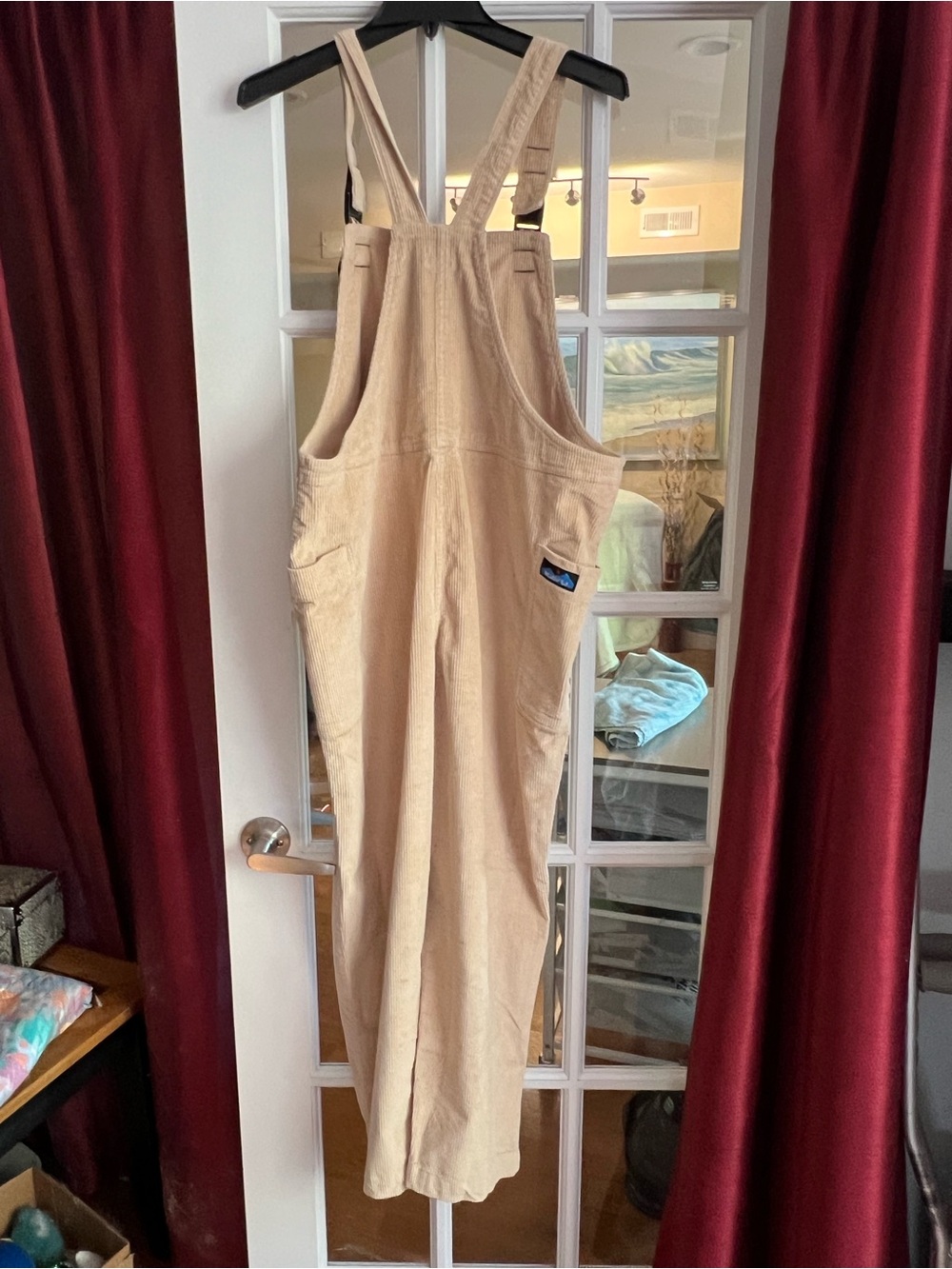 Kavu Light Beige Corduroy Overalls - Picture 2 of 5